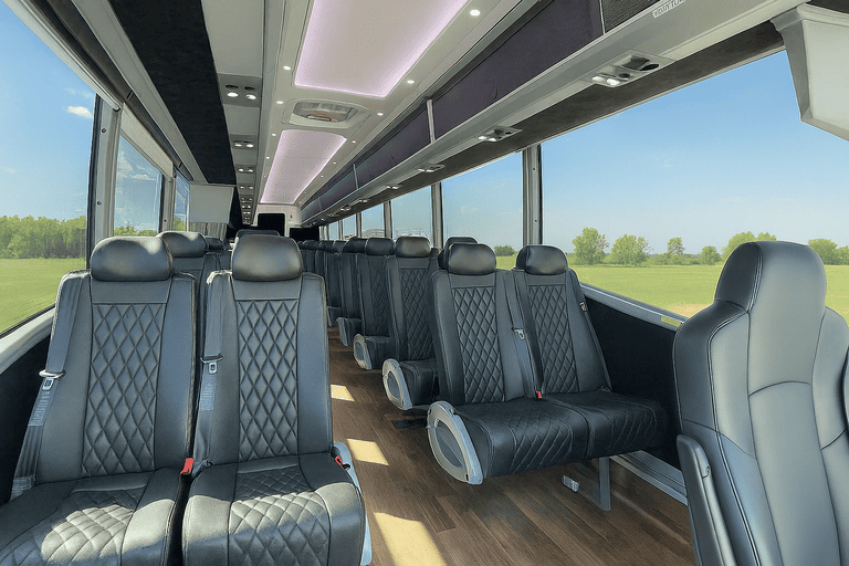 coach bus in Fort Worth