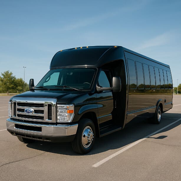 Fort Worth Shuttle Bus Rentals 18 Passenger Shuttle Bus