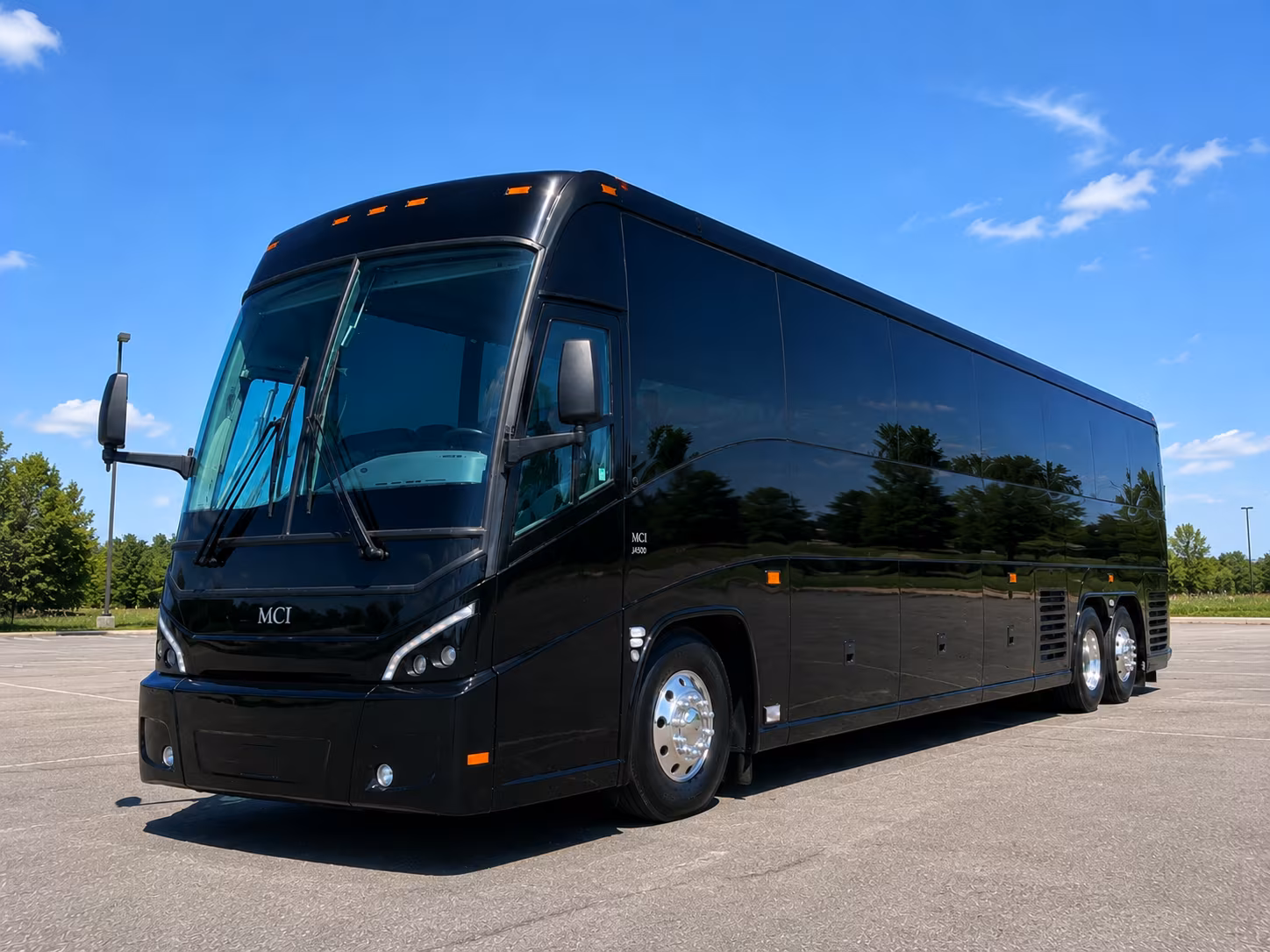 fort worth bus rental service area