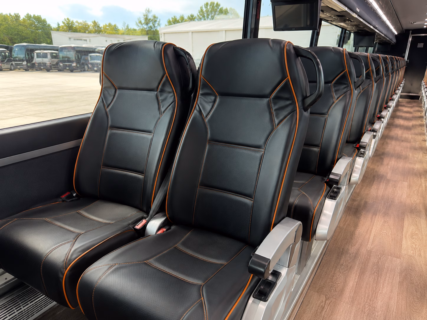 fort worth construction and film crew shuttle buses
